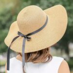 ZARCHE Women's Straw Sun Hat, Foldable, Wide Brim, UPF50
