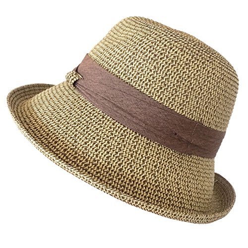 TOSKATOK® Ladies Adjustable Summer Sun Hat Foldable