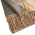 Cashmere Tree Life Reversible Scarf - Large Wrap, Warm