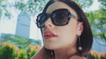 FEISEDY Oversized Polarised UV400 Sunglasses for Women