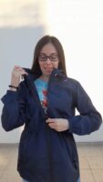 Rapbin Women's Waterproof Packable Hooded Raincoat