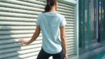 Women's Quick Dry Gym Top - Short Sleeve Crew Neck