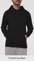 Plain Pullover Hoodie for Men and Women