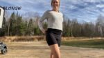 BLONGW Women's High Waisted Cycling Shorts - Tummy Control