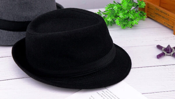FALETO Fedora Trilby Cotton Panama Sun Jazz Cap