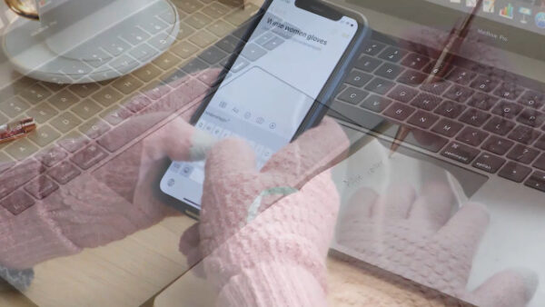 4 Pairs Women's Winter Touch Screen Fleece Gloves