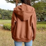Women's Lightweight Zip-Up Hoodie with Pockets, Long Sleeve