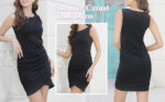 PCEAIIH Women Summer Sleeveless Mini Dress Crew Neck
