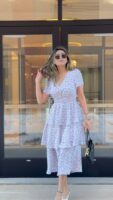 GRACE KARIN Women Floral A-Line Swing Party Dress