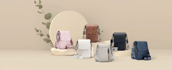 MUIIKOLA Small Leather Phone Shoulder Bag with Card Slots
