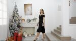 GRACE KARIN Women Cold Shoulder V-Neck High-Low Dress