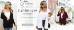 Yommay Women's Loose Casual Lightweight V-neck Cardigan
