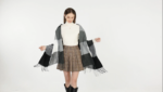 Oak & Tea Ladies Winter Tartan Shawls, Cashmere Feel