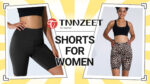 TNNZEET Women's High Waisted Cycling Shorts for Gym