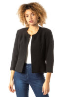 Roman Originals Women's Cropped Bolero Jacket - 2 Pockets