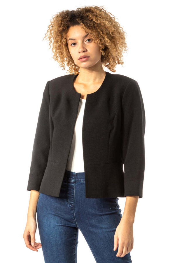 Roman Originals Women's Cropped Bolero Jacket - 2 Pockets