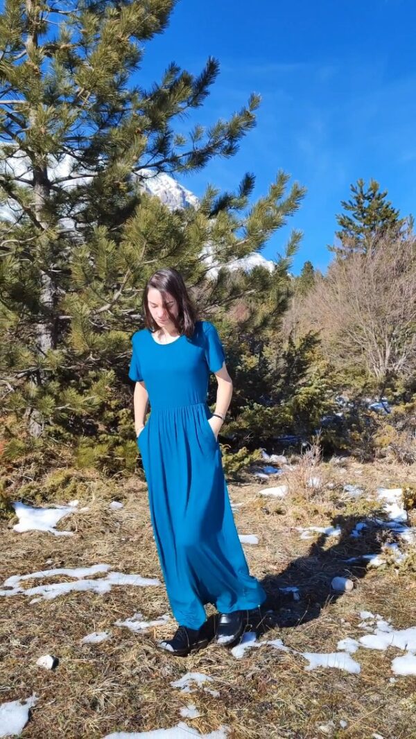AUSELILY Womens Summer Maxi Dress with Pockets