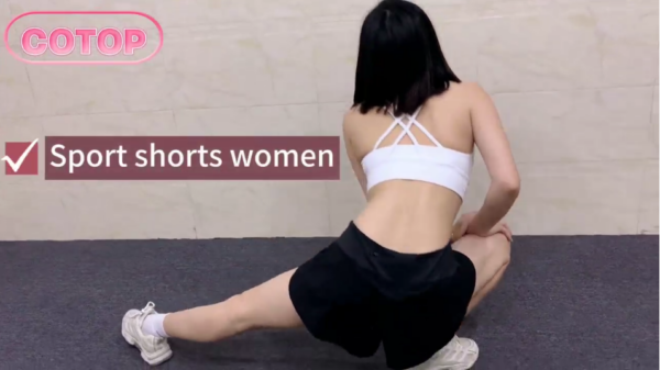 COTOP Women's 2-in-1 Lightweight Quick Dry Running Shorts