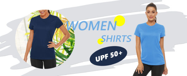 TACVASEN Women's Quick Dry UV Protection Sport T-Shirt