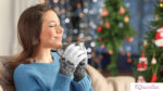 Women Touchscreen Winter Gloves - Grey, One Size