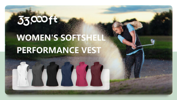 33,000ft Women's Softshell Fleece Lined Windproof Vest