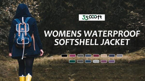 33,000ft Women's Lightweight Waterproof Hooded Jacket