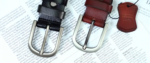 JASGOOD Women's Leather Retro Pin Buckle Belt