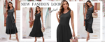 AUSELILY Women's Sleeveless Maxi Dress with Pockets