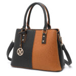 Miss Lulu Women's PU Leather Top Handle Handbag, 25 cm