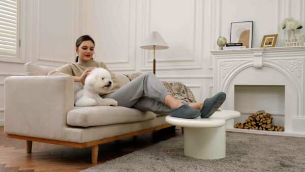 VeraCosy Ladies' Fuzzy Memory Foam Slippers