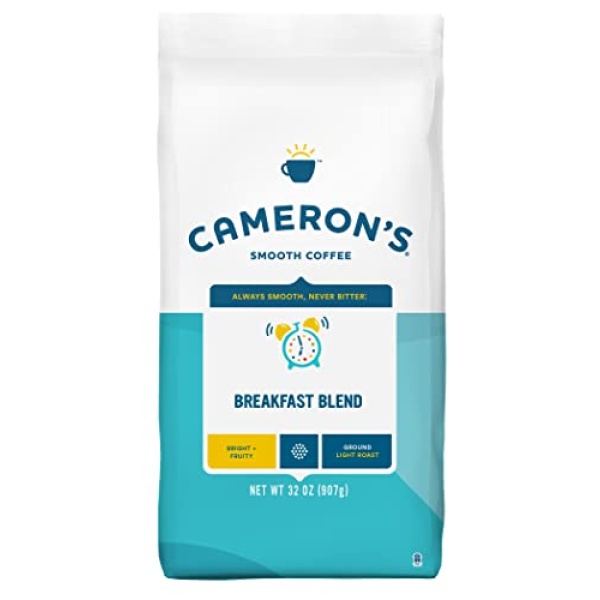 Cameron's Breakfast Blend Ground Coffee, 907g Bag