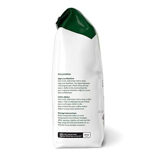 Amazon Fresh Bold Crema Espresso, Whole Bean, 1 kg