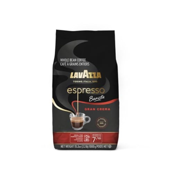 Lavazza Espresso Barista Gran Crema Whole Bean Coffee, 1 kg