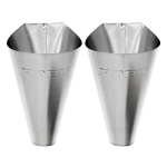 YARDBIRD 43649 Steel 2-Pack Large Galvanized Cones