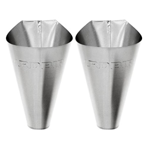 YARDBIRD 43649 Steel 2-Pack Large Galvanized Cones