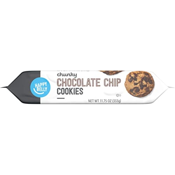 Happy Belly Chunky Chocolate Chip Cookies, 333g (Pack of 1)
