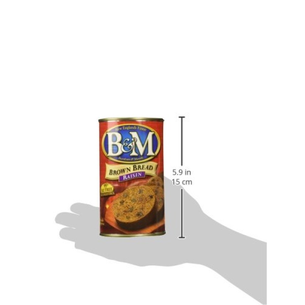 B&M Brown Bread with Raisins, 454g