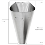 YARDBIRD 43649 Steel 2-Pack Large Galvanized Cones