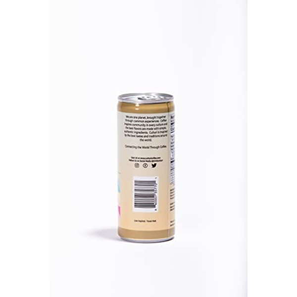 Culturi Organic Cold Brew Coffee with Milk & Sugar (12 Cans)