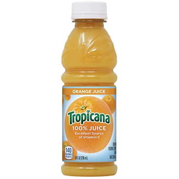 Tropicana 100% Orange Juice, 300ml (Pack of 24)