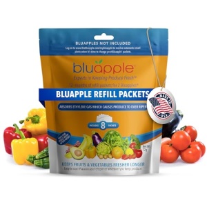 Bluapple Produce Saver 1-Year Refill Kit - 8 Packets