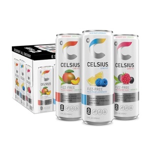 CELSIUS Fizz Free Variety Pack, Energy Drink 355ml (12)
