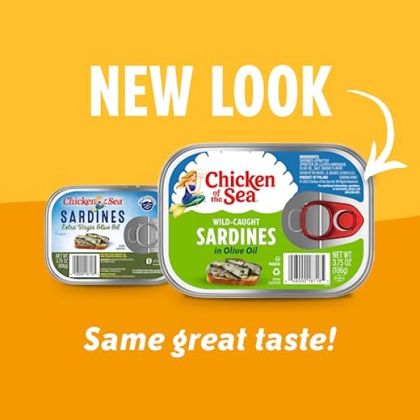 Chicken of the Sea Sardines in Olive Oil, 106g (18 Pack)