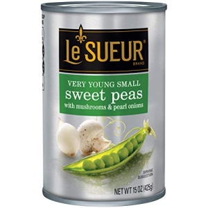 Le Sueur Sweet Peas with Mushrooms & Onions, 425g