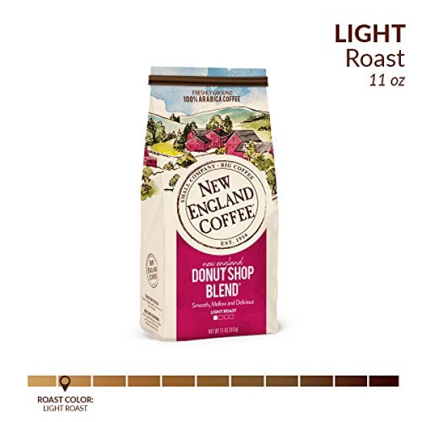 New England Coffee Donut Shop Light Roast, 312g Bag