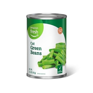 Amazon Fresh Canned Cut Green Beans, 411g