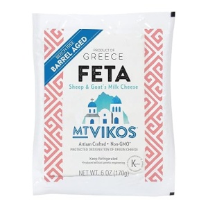 Mt Vikos Barrel Aged Feta Cheese, 170g - 6 per case