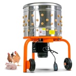 SuperHandy Electric Chicken Plucker, 92 Fingers, 50cm Drum