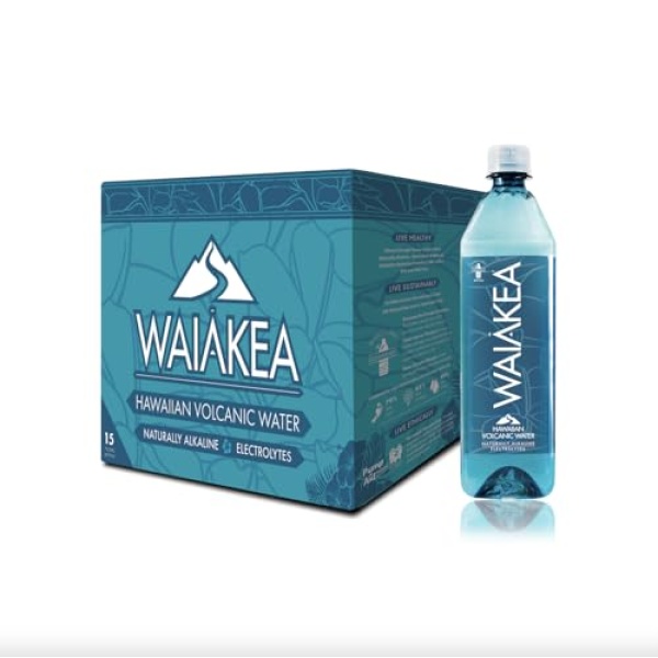 Waiākea Hawaiian Volcanic Water, 700 mL, 15 Pack