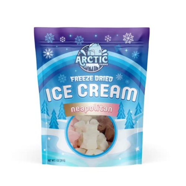 Arctic Farms Neapolitan Freeze Dried Ice Cream (28g)